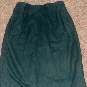 Pendleton Black Pencil Skirt